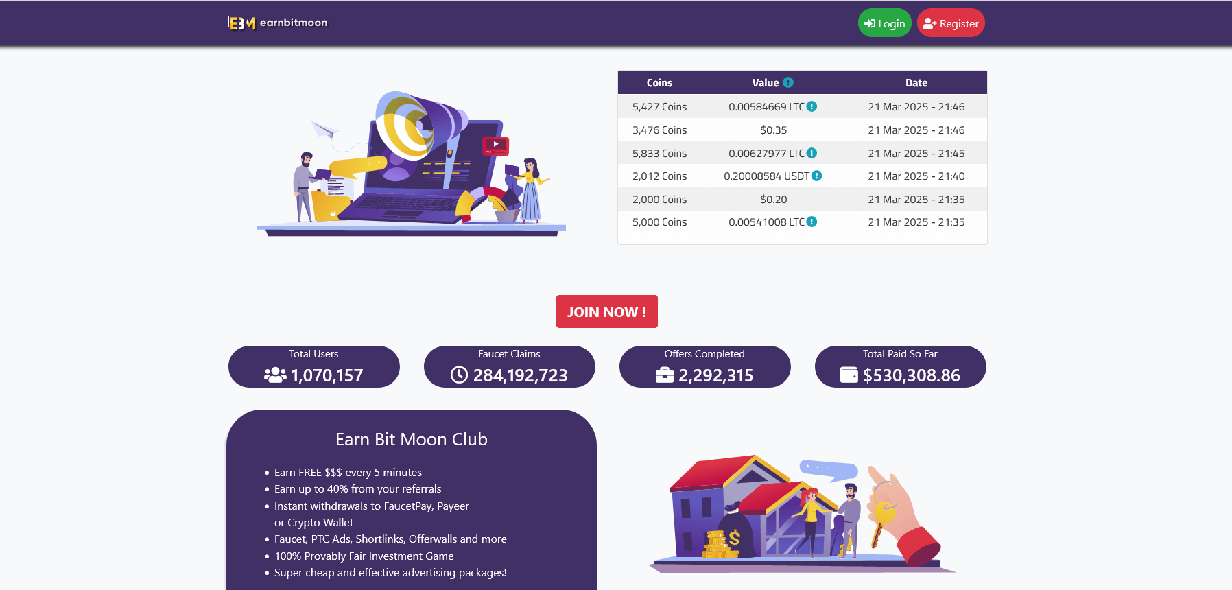 What is Earnbitmoon